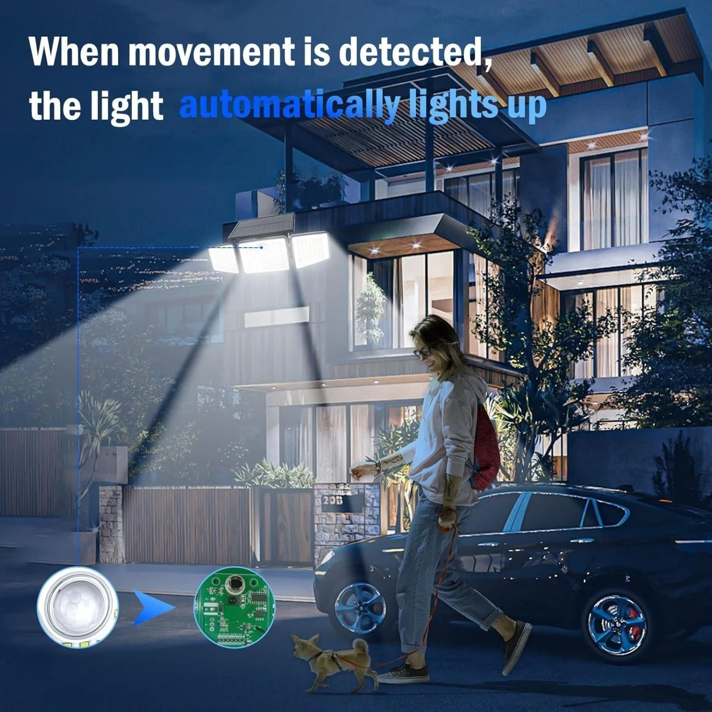 Super Bright Solar Motion Light 10.25 Inch - photo 4