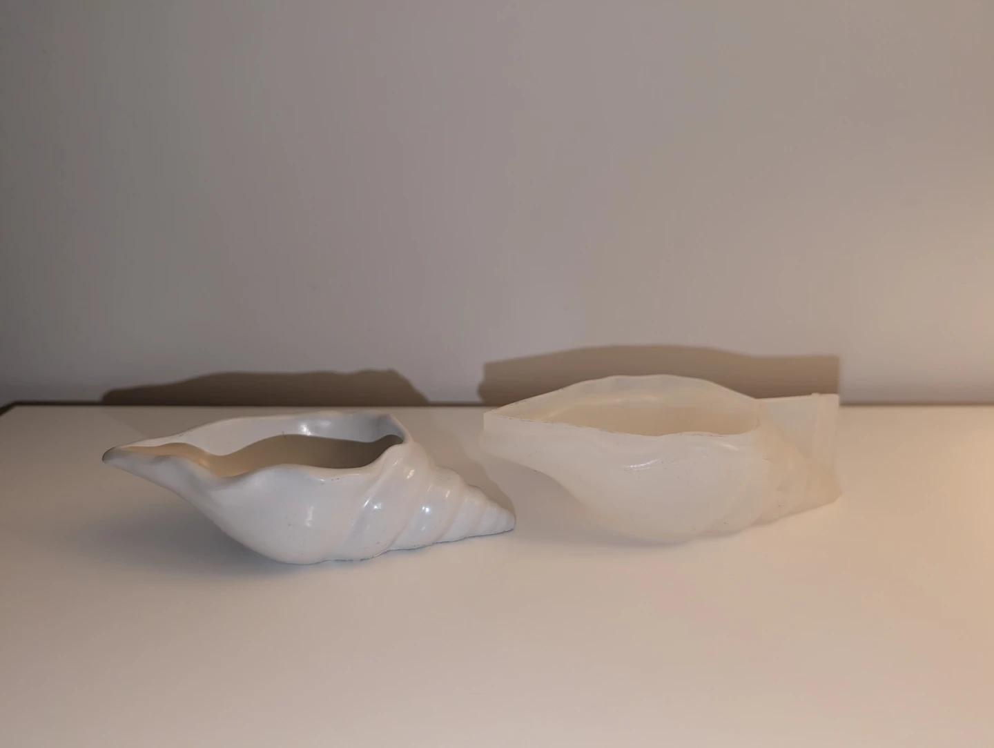Seashell Shaped Ceramic silicone mold for concrete making