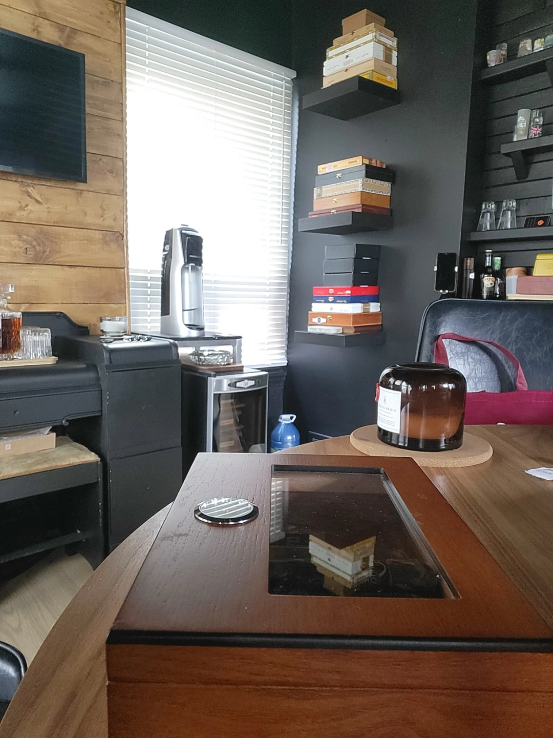 Wooden Humidor with Hygrometer
