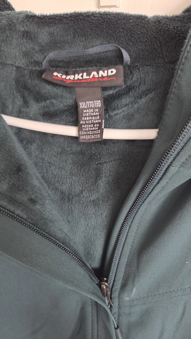 Kirkland Signature Hooded Fleece Lined Jacket - Green - XX-Large - photo 2