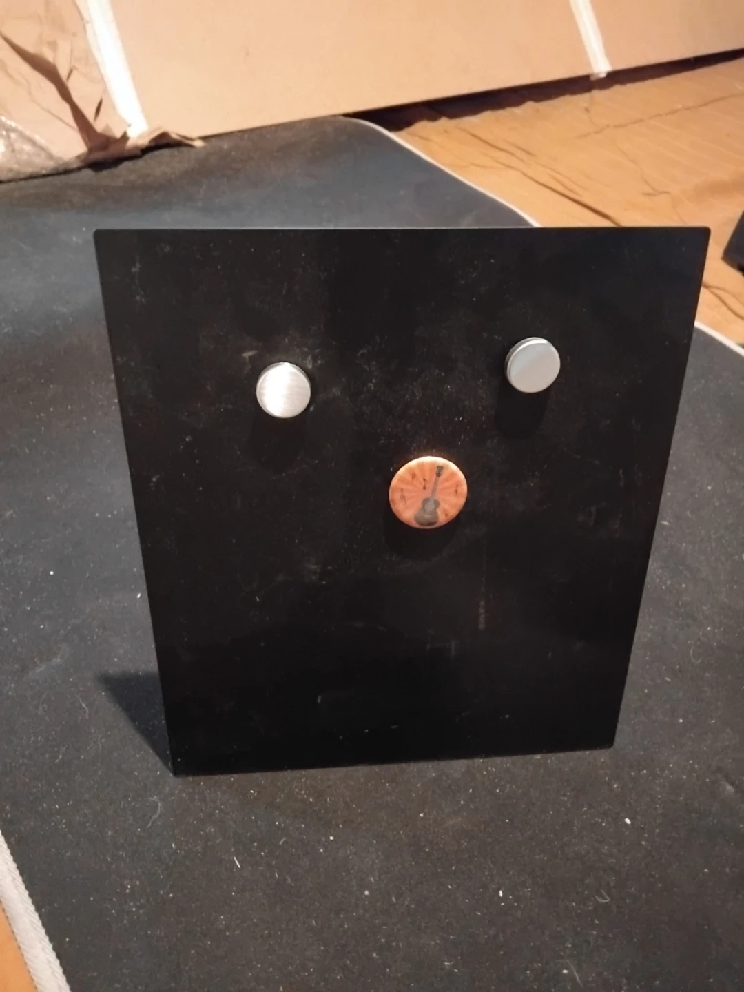 Magnetic Black Photo Frame with Stand