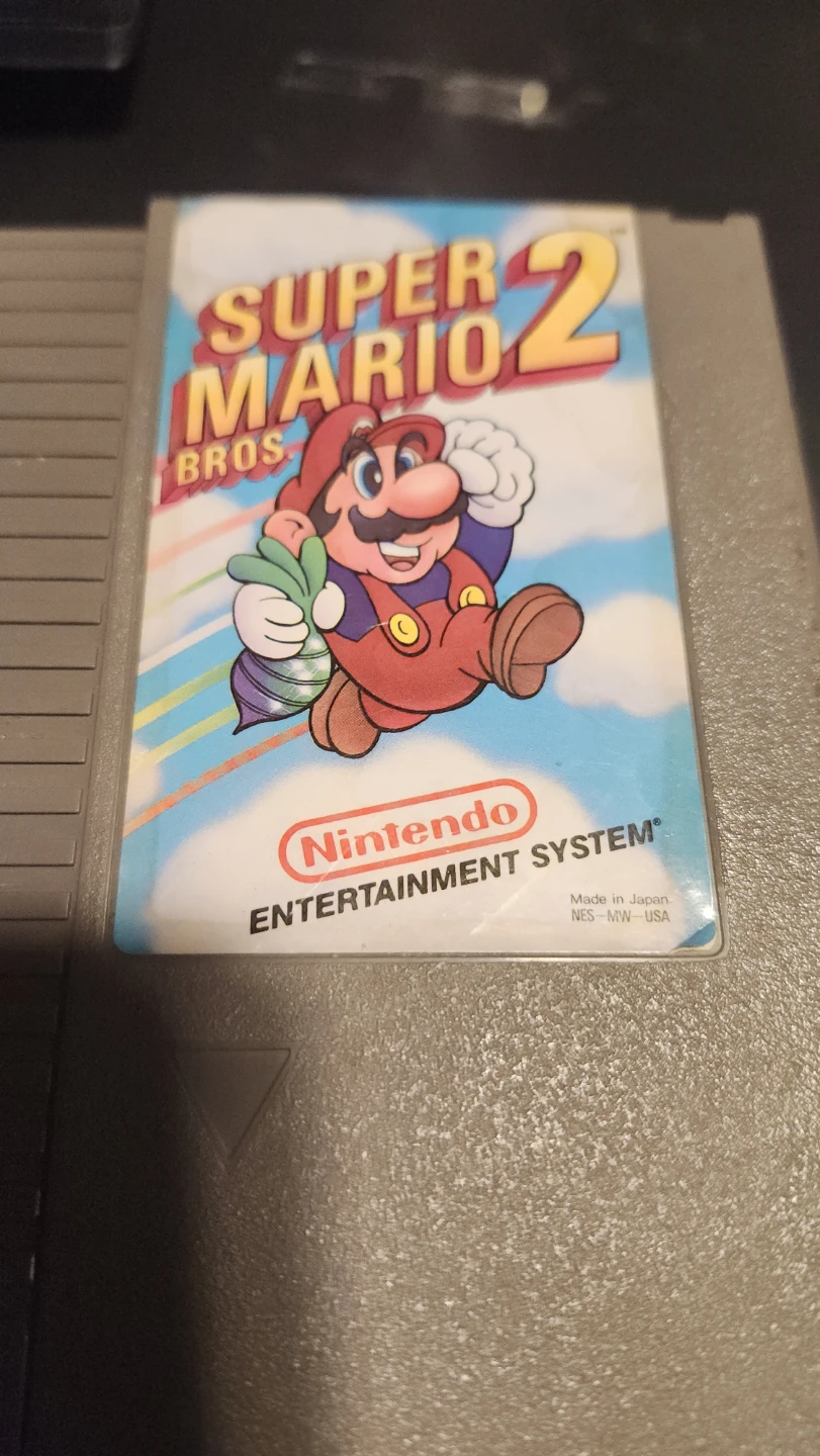 Nintendo Super Mario Bros. 2 NES Game Cartridge