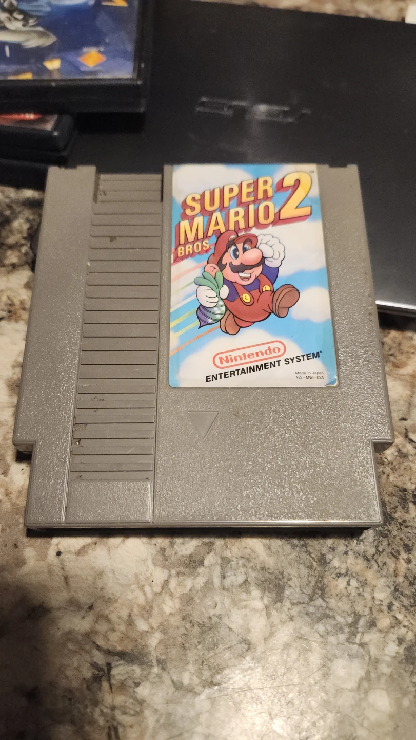 Nintendo Super Mario Bros. 2 NES Game Cartridge - photo 2