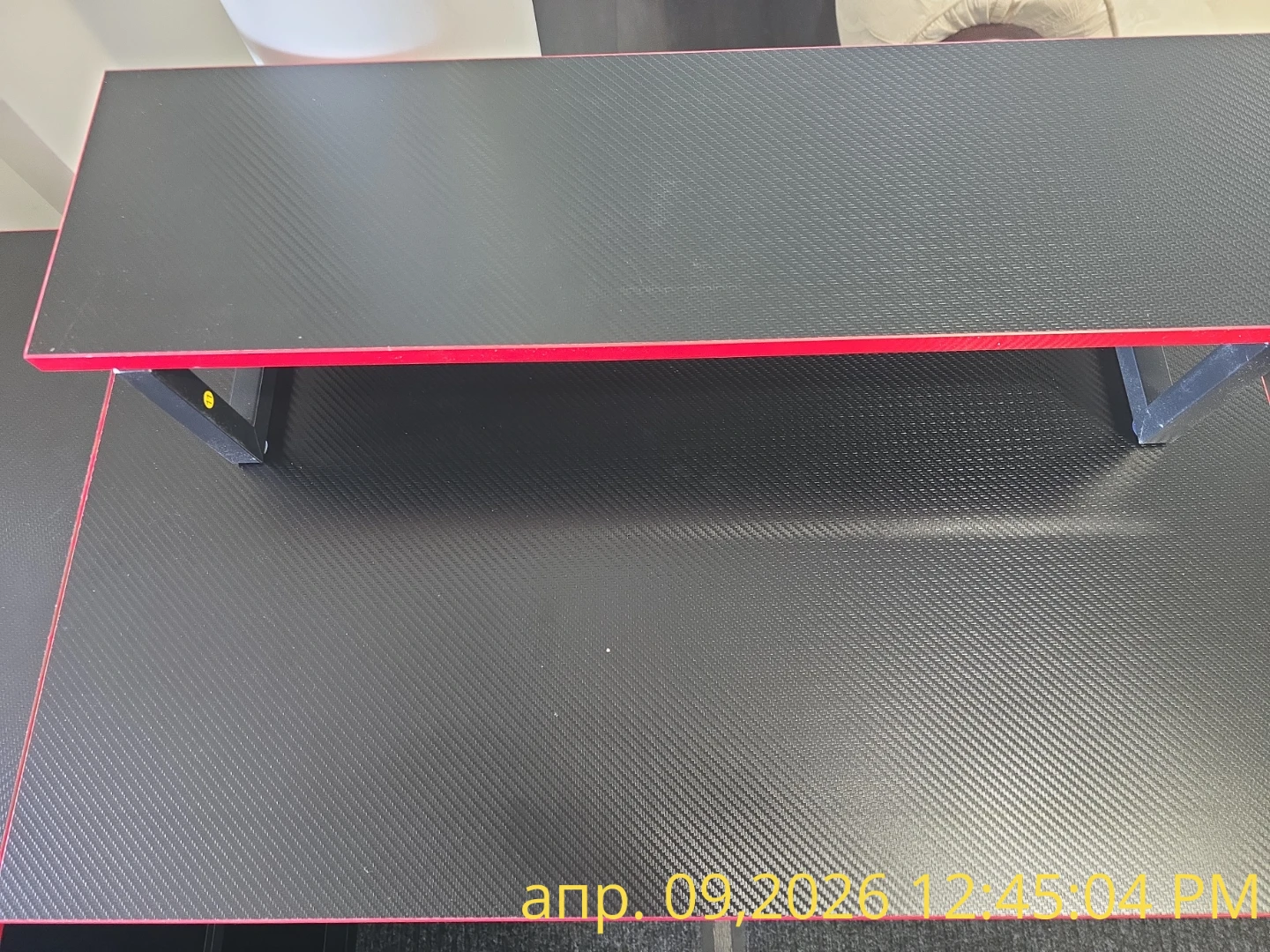 L-Shaped Gaming Desk with Shelf - photo 3