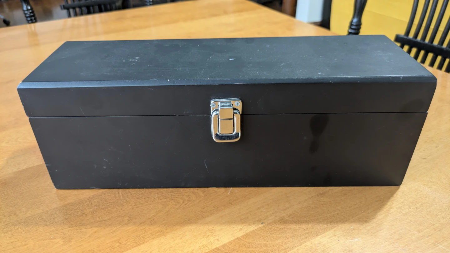 Black Wine Accessory Set with Box - photo 2