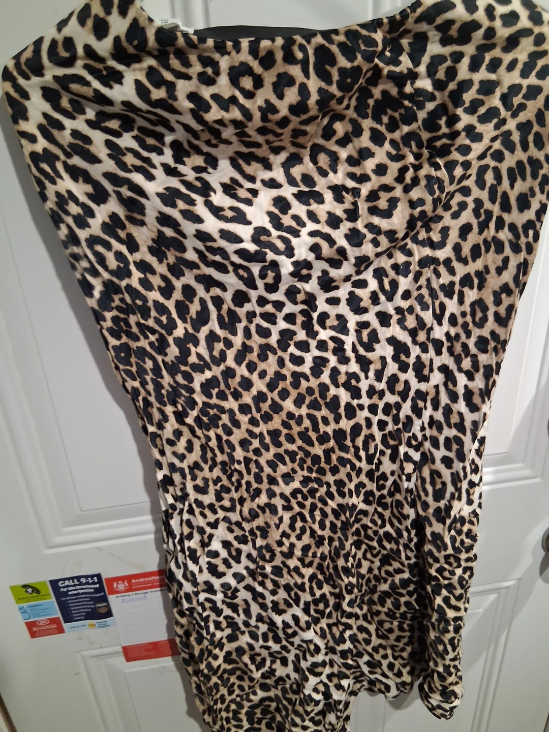 Women's Leopard Print Slip Dress