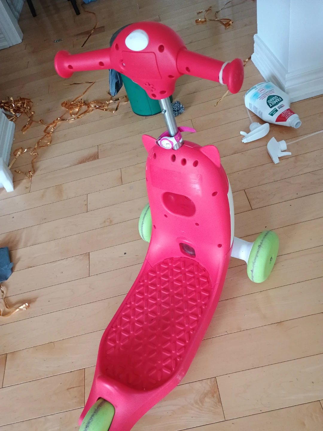 Kids 3-Wheel Scooter - Pink Fox Design - photo 2