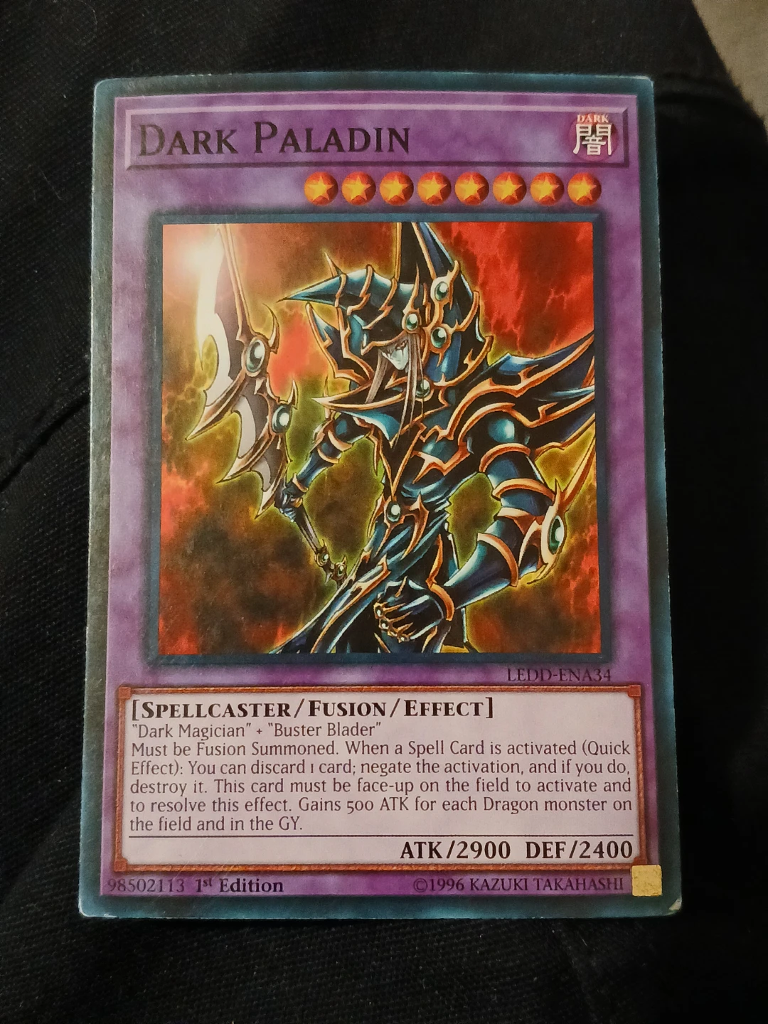 Yu-Gi-Oh! Dark Paladin Trading Card LEDD-ENA34
