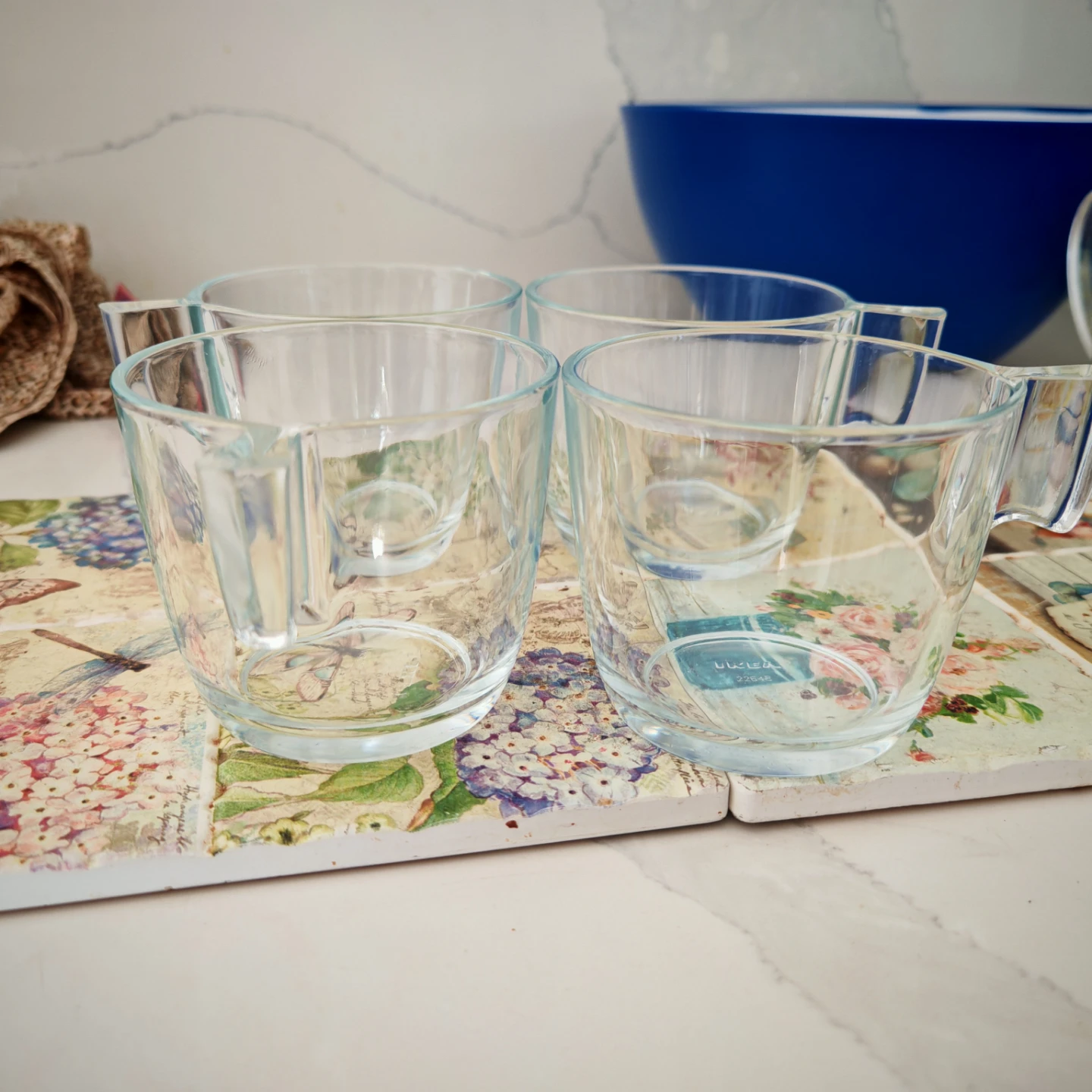 Set of 4 Glass Coffee Cups - photo 2