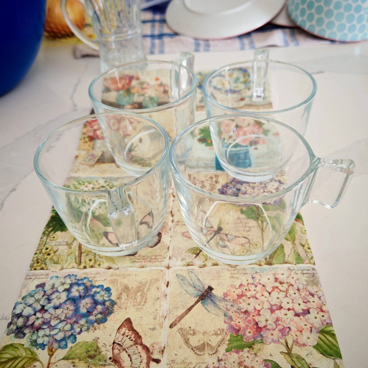 Set of 4 Glass Coffee Cups - photo 3