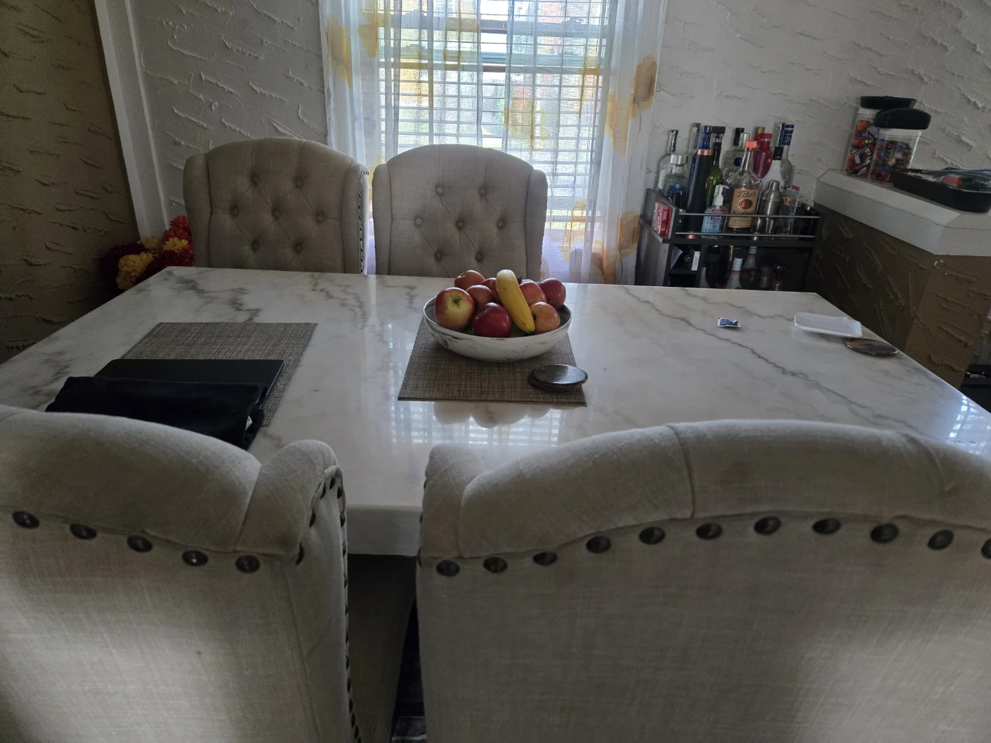 Marble table