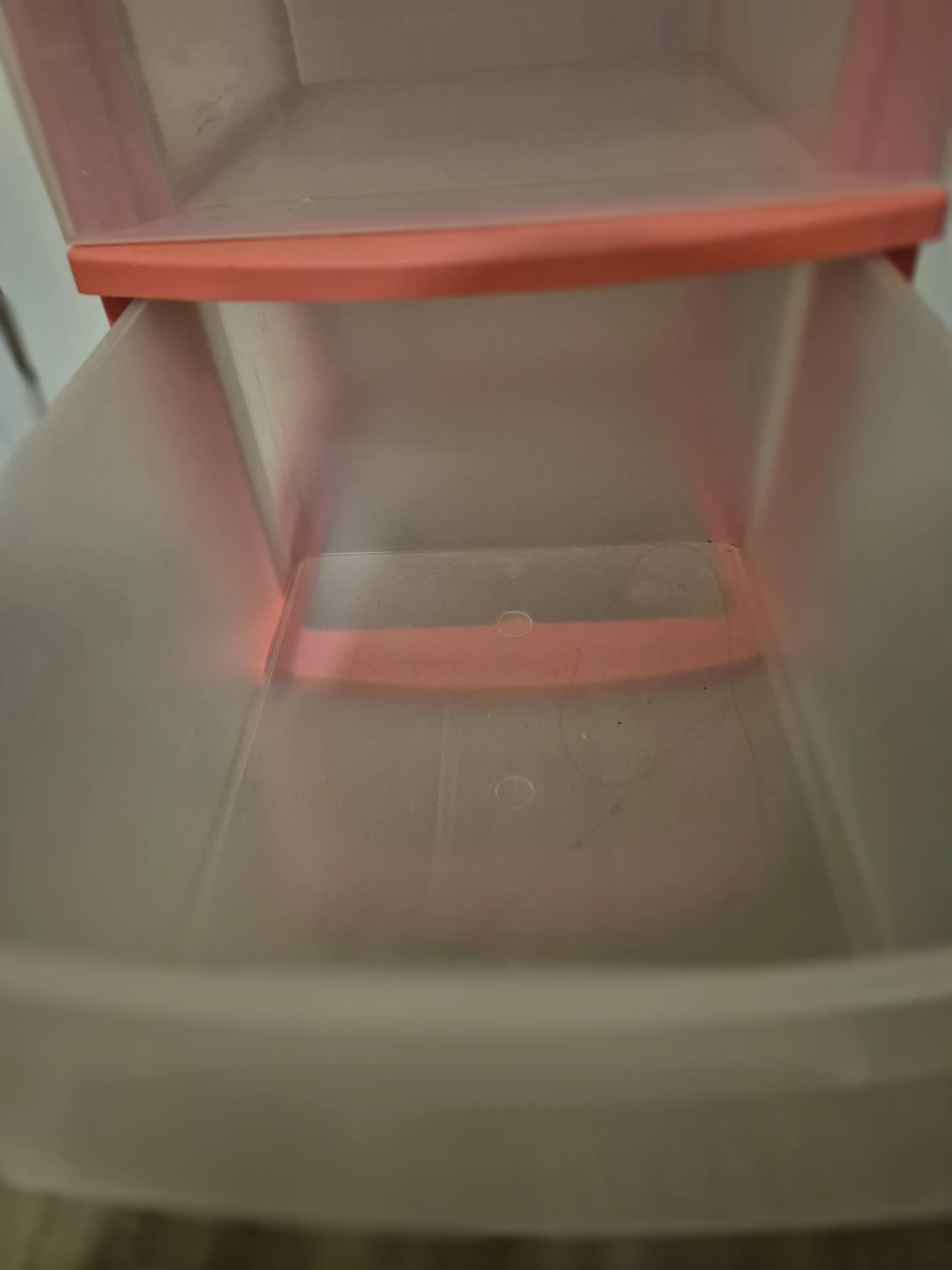 Plastic Drawer Storage Unit - Coral - photo 4