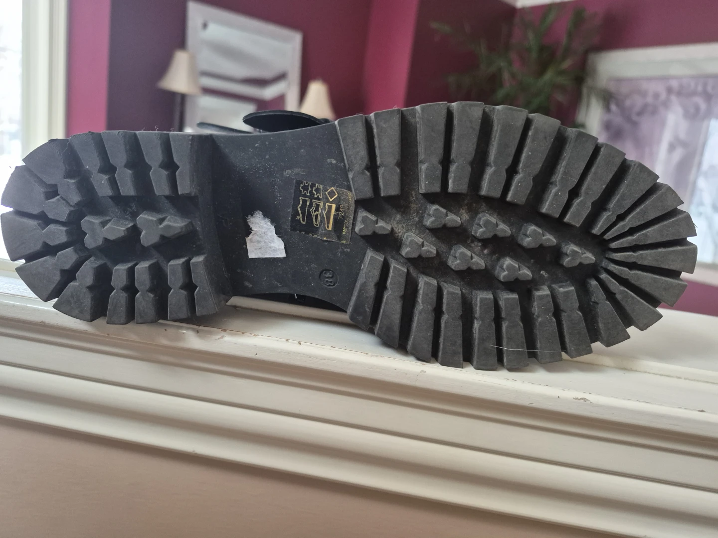 Black Leather Buckle Boots - photo 4