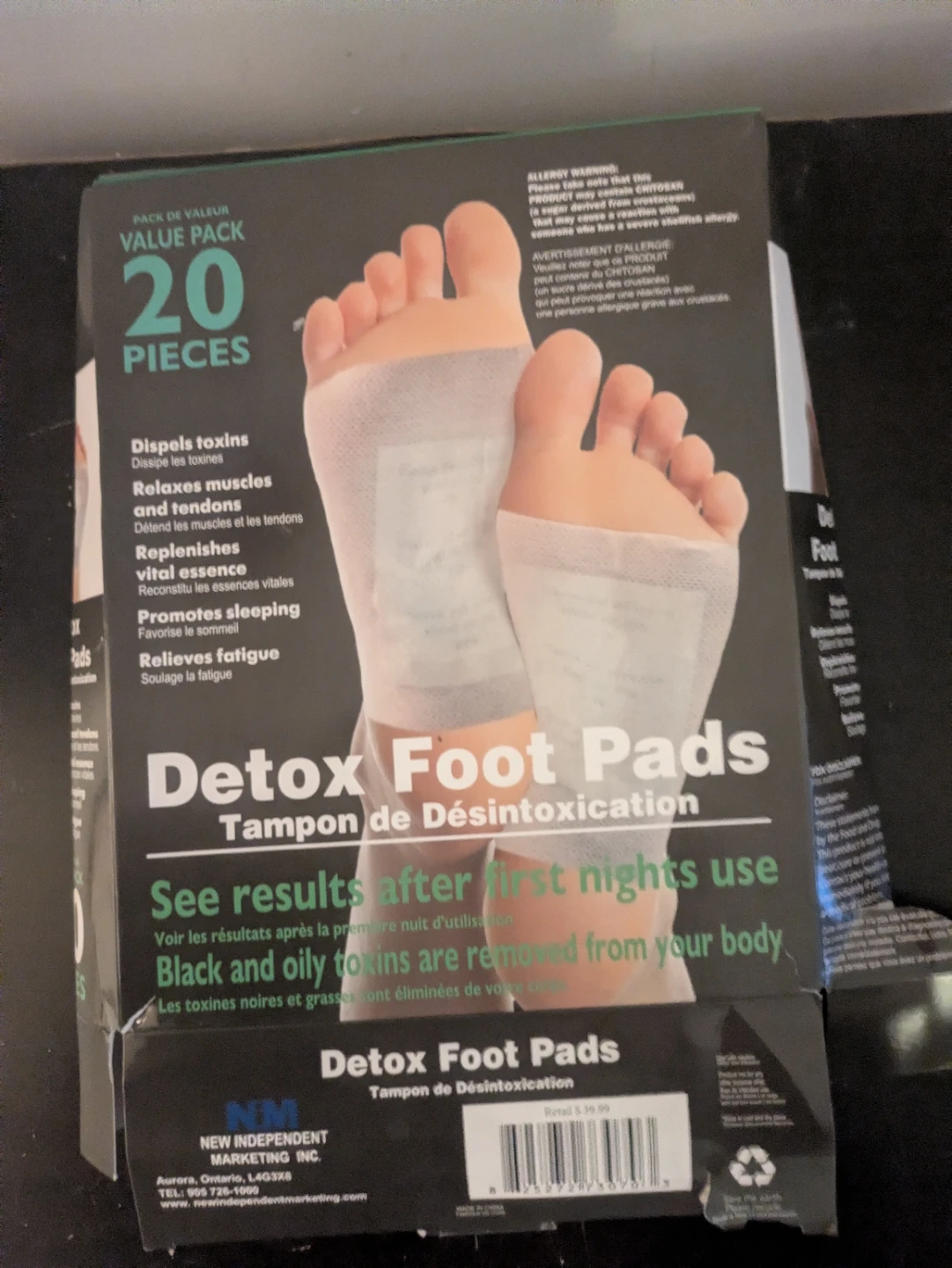 Detox Foot Pads - 20 Pieces