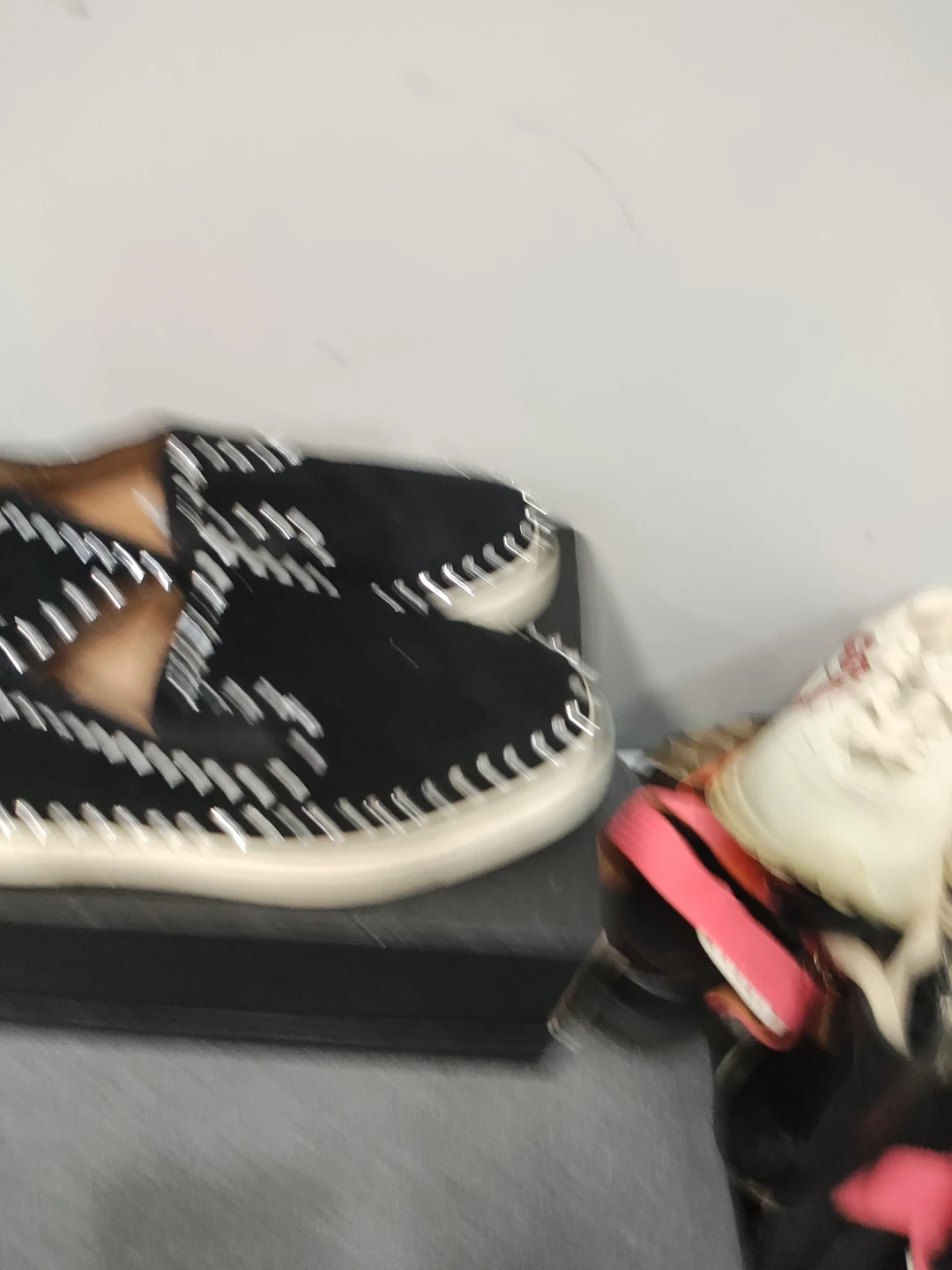 Louboutin  Paris Men Shoes with Sliver spikes. - photo 2