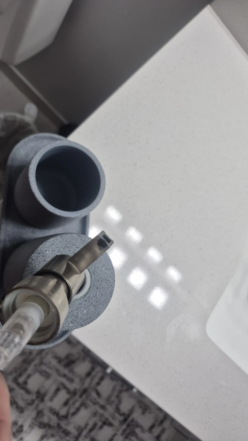 Grey Speckled Soap Dispenser and Tumbler Set - photo 4