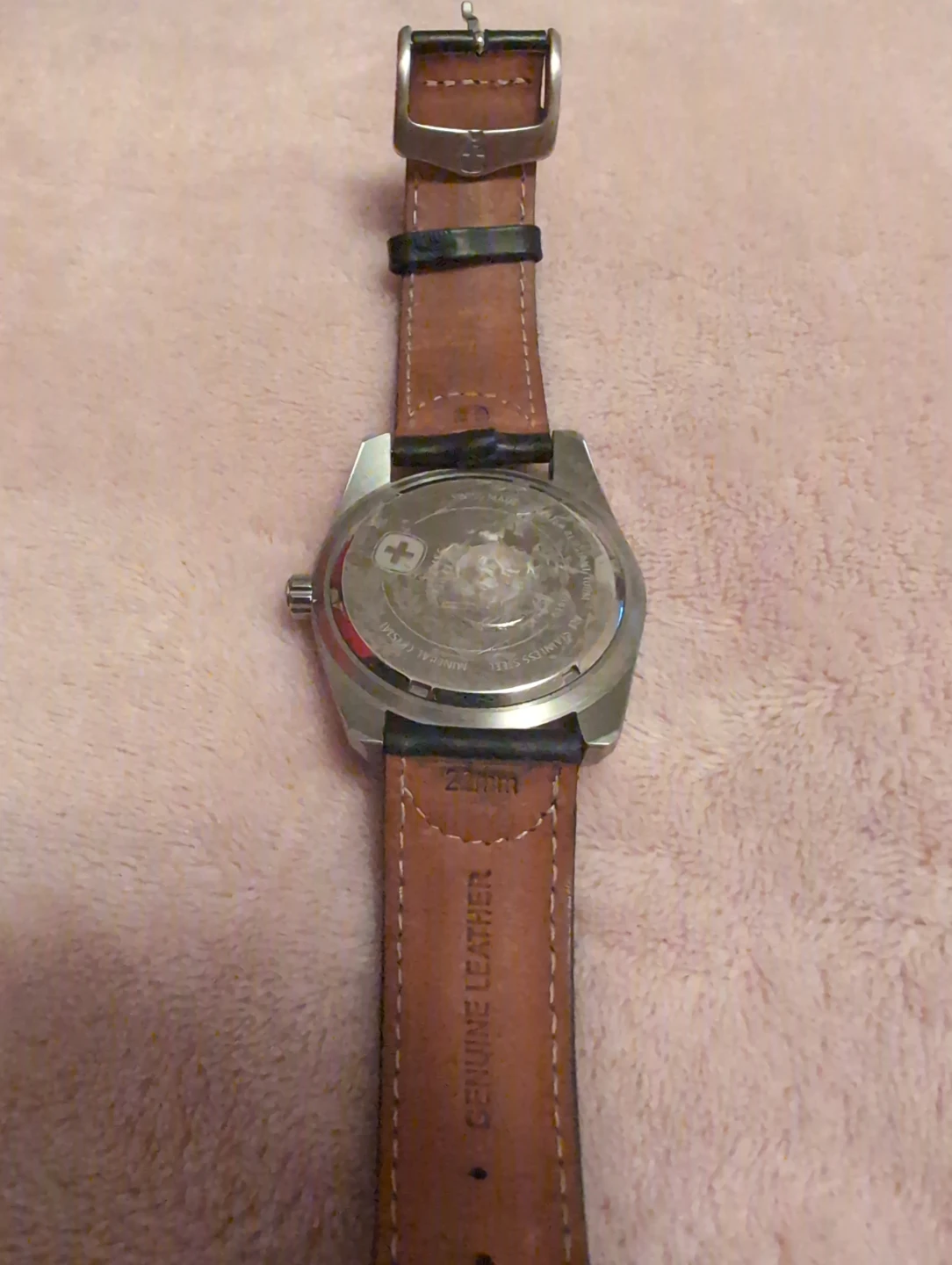 Swiss Military Watch with Leather Strap - photo 3