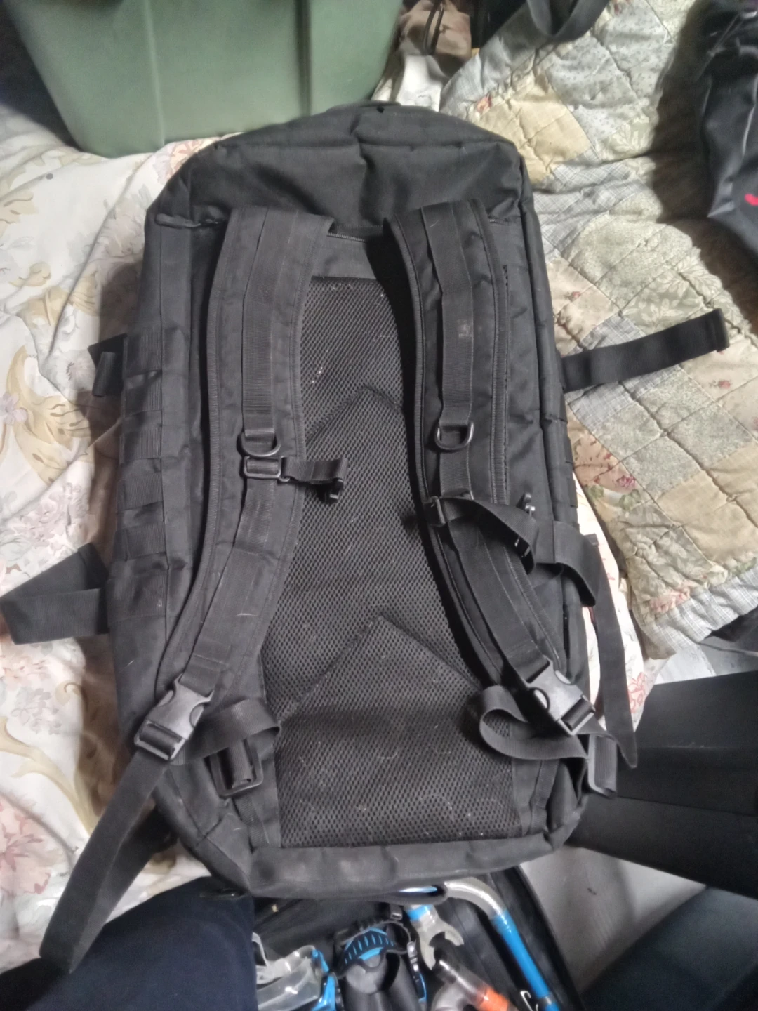 Black Tactical Backpack - photo 3