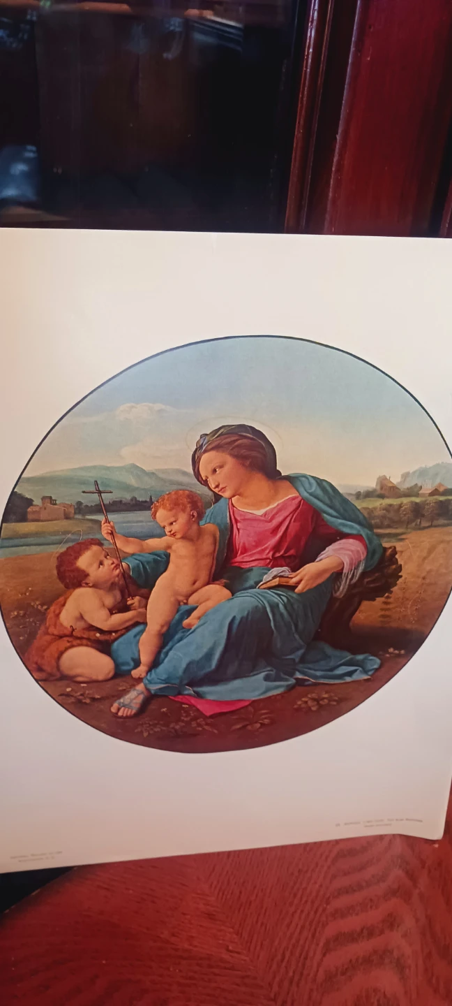 Madonna and Child  Art Print. Not framed. - photo 2
