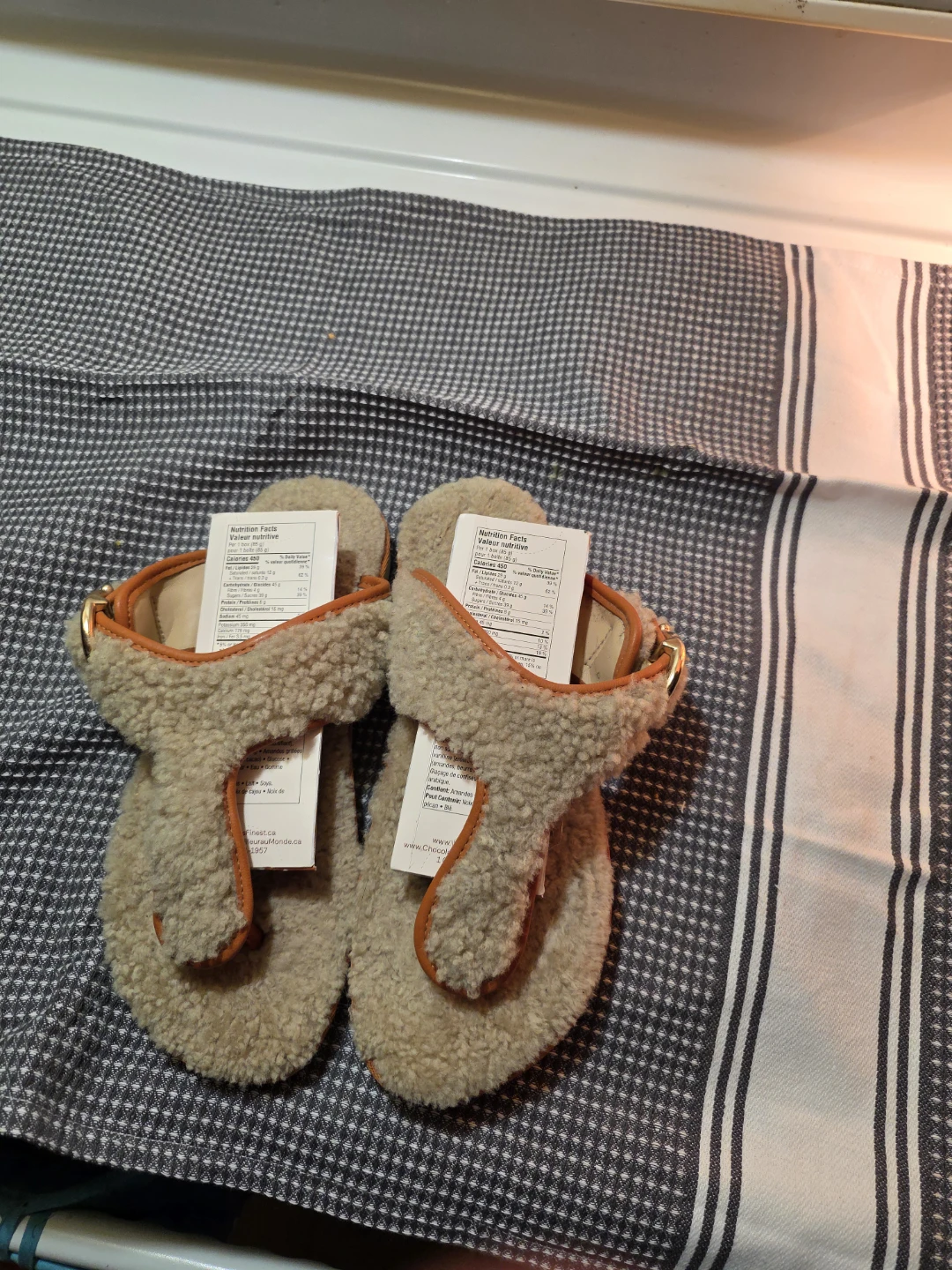 COACH Shearling Mules Slides - Size US 8.5