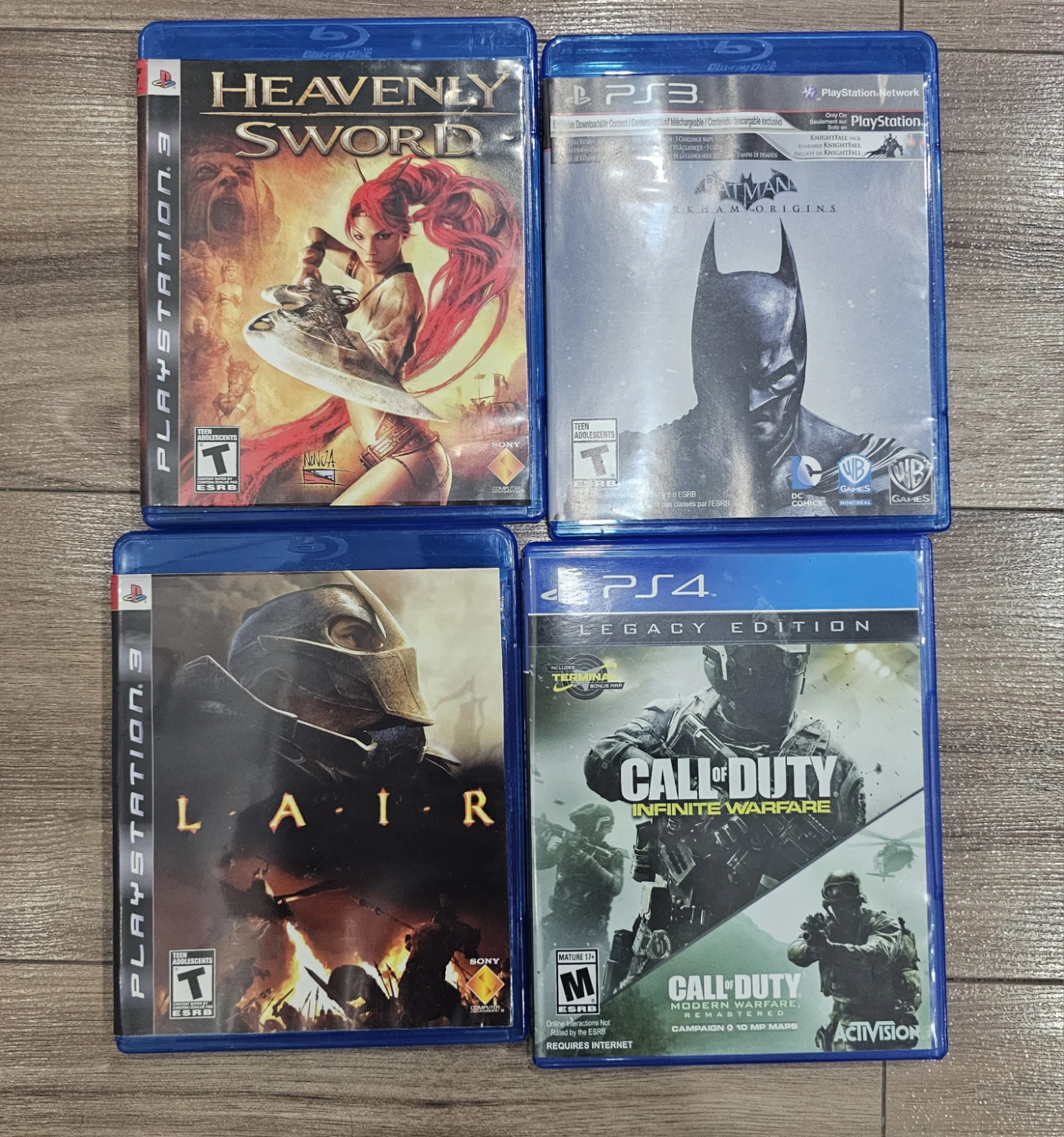 PS4 & PS3 games from a collector