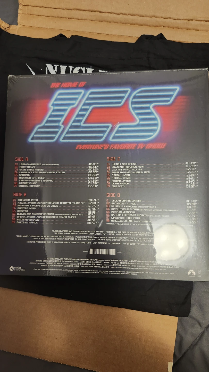 The Running Man 2Lp~Deluxe"Original Motion Picture Soundtrack - photo 2