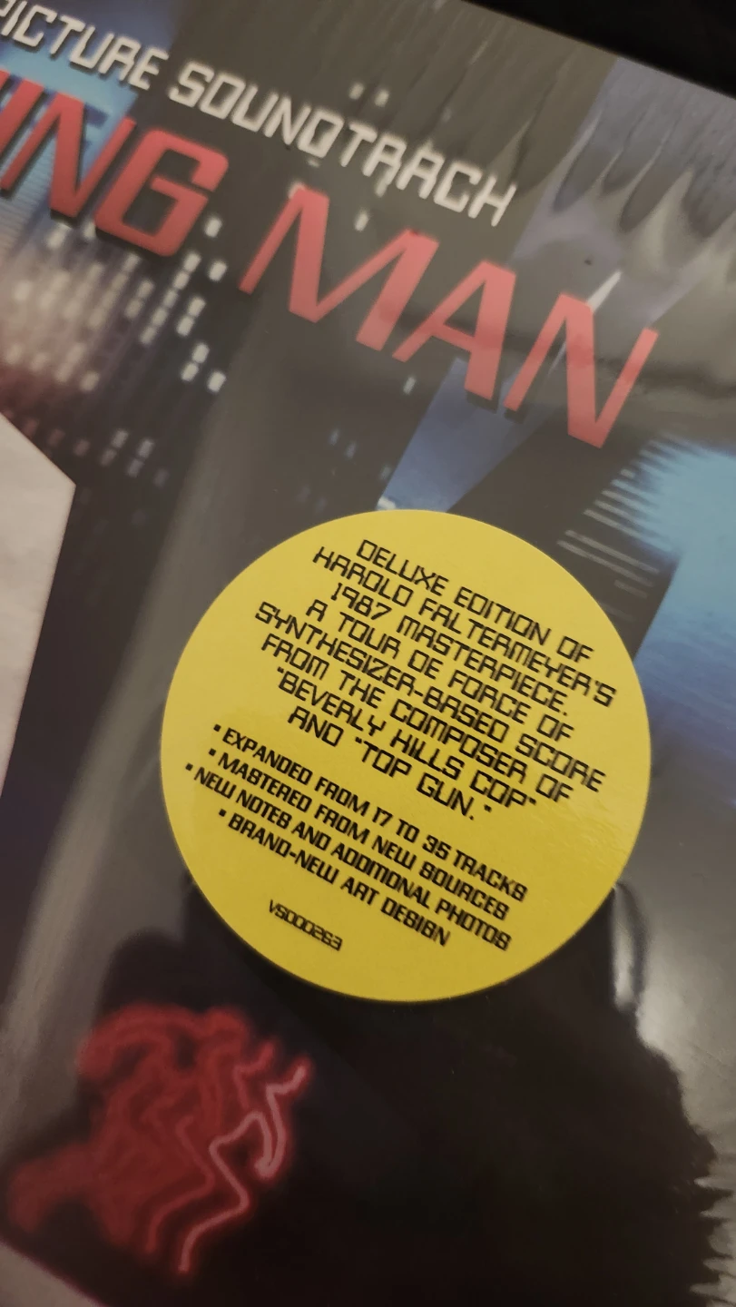 The Running Man 2Lp~Deluxe"Original Motion Picture Soundtrack - photo 4