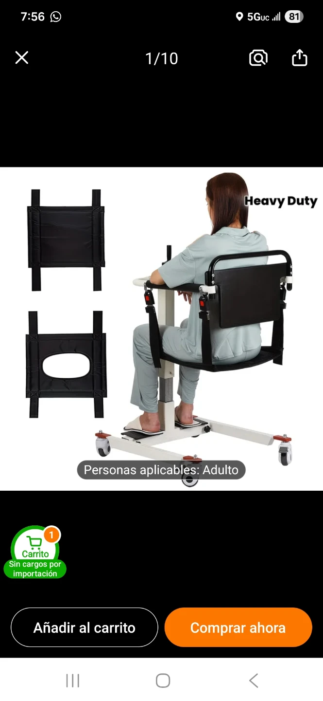 Heavy Duty Patient Lift with Sling - photo 3