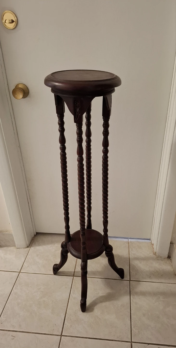 Antique Wooden Plant Stand
