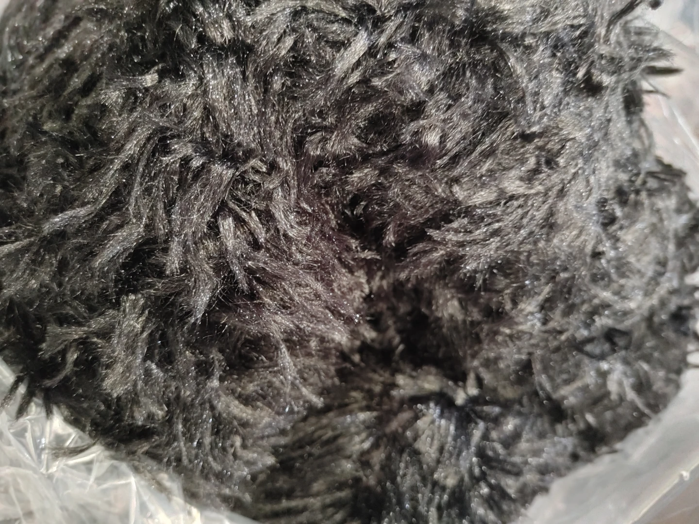 🧡BRAND NEW 7 FEET X 10 FEET BLACK SHAG RUG - photo 2