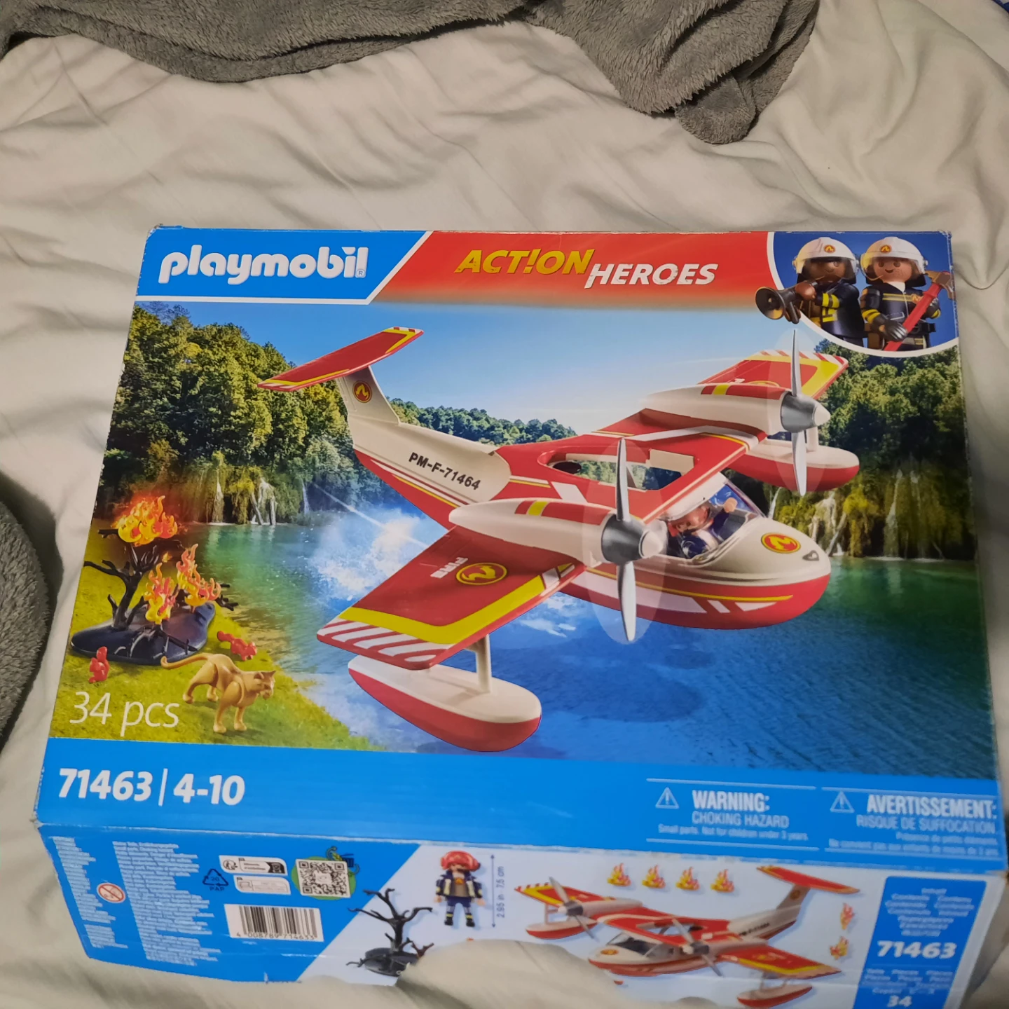 Playmobil Action Heroes Firefighting Plane 71463