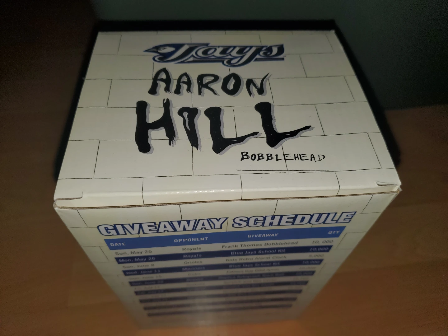 2009 SGA Toronto Blue Jays Aaron Hill Bobblehead - photo 5