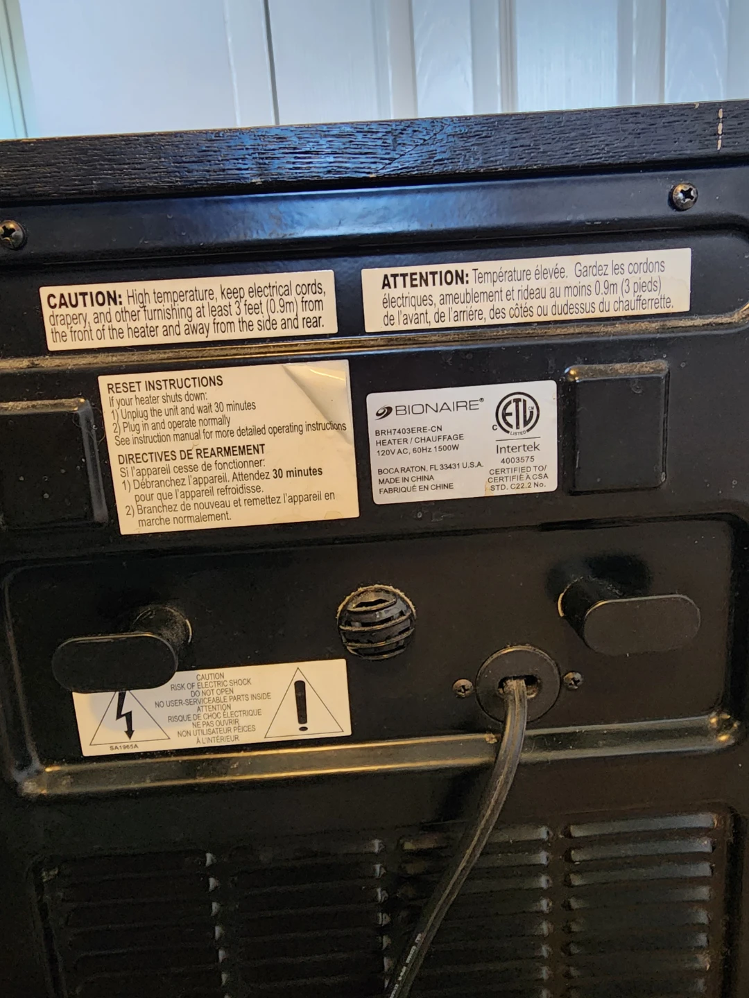 Bionaire Infrared Heater - photo 2