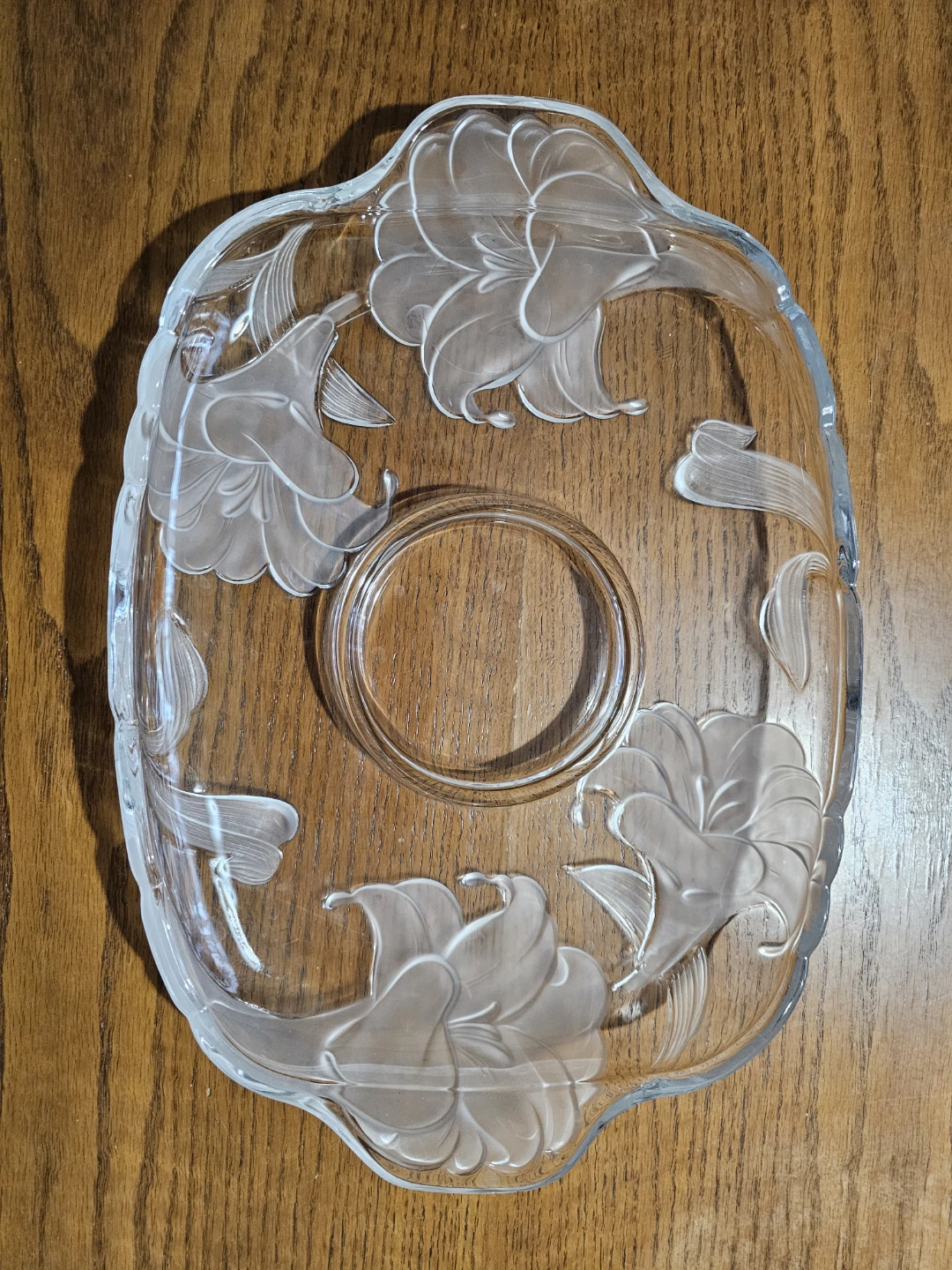 Glass serving platters - photo 4