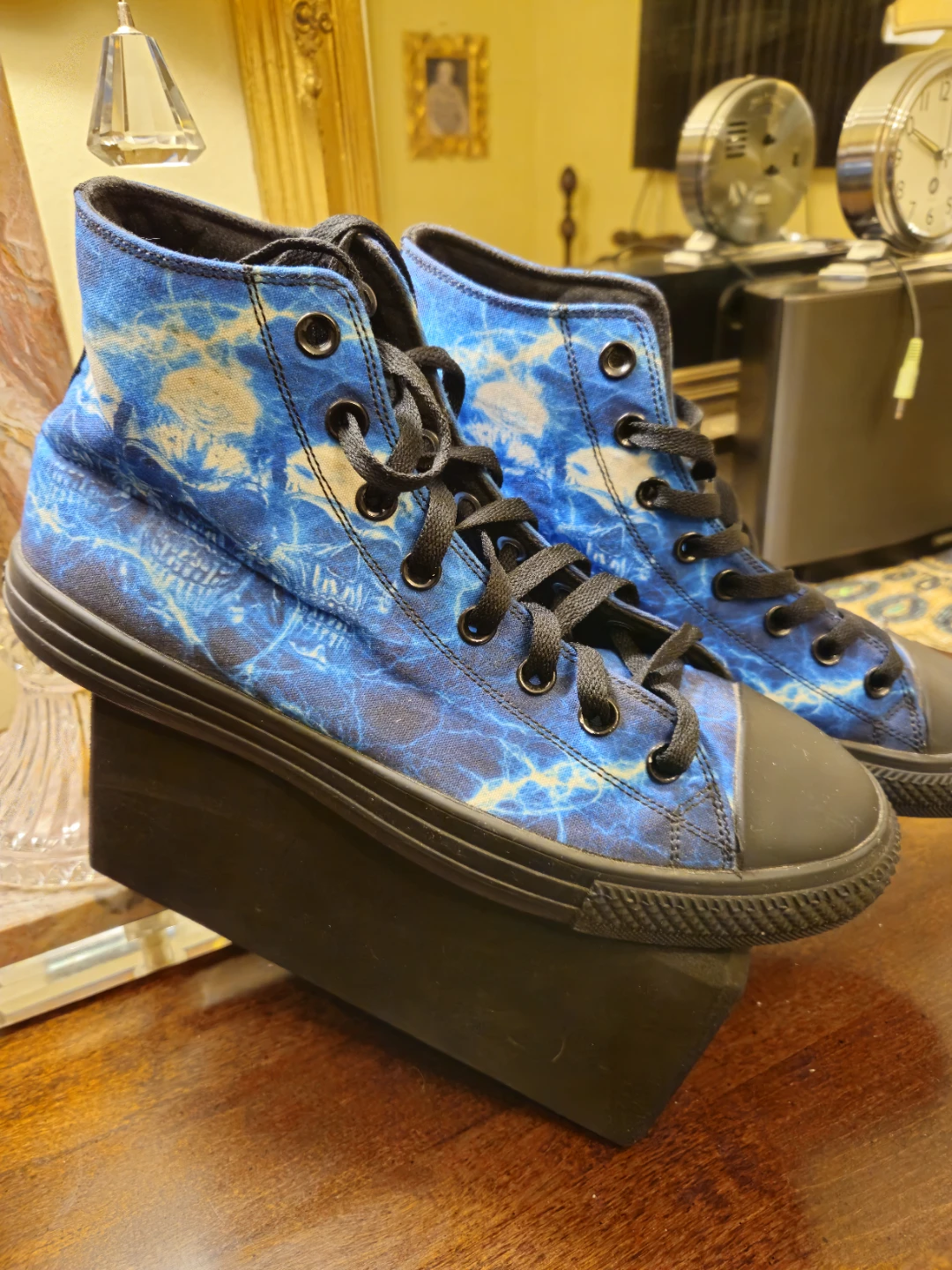 RAAD Shop Blue High-Top Sneakers Size 9.5M / 11W - photo 3