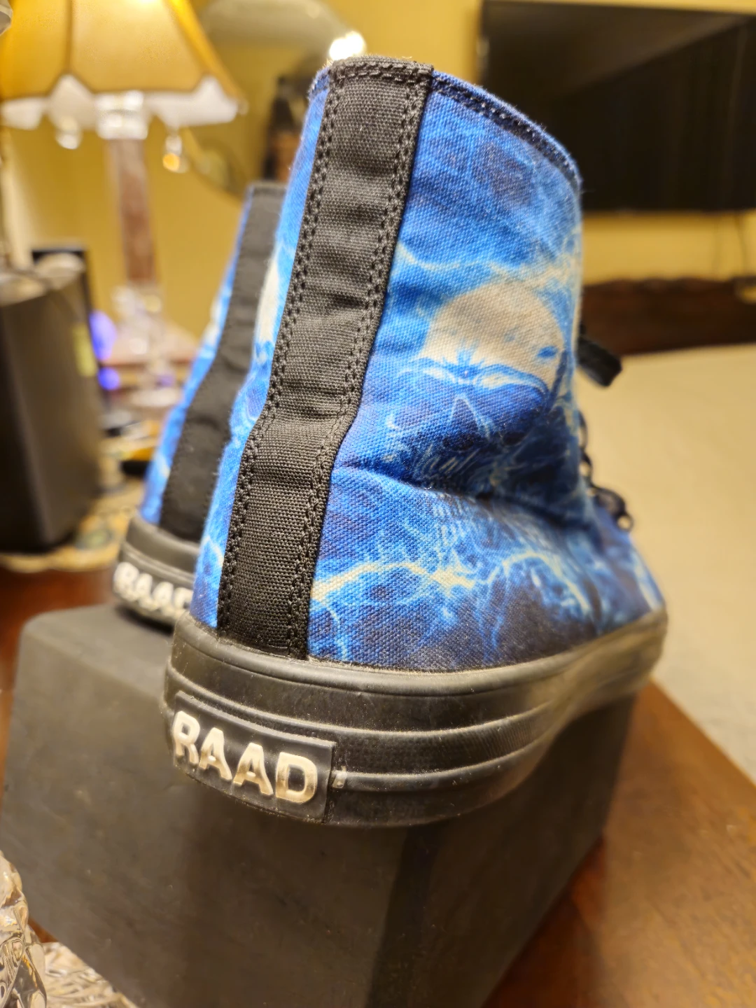 RAAD Shop Blue High-Top Sneakers Size 9.5M / 11W - photo 5