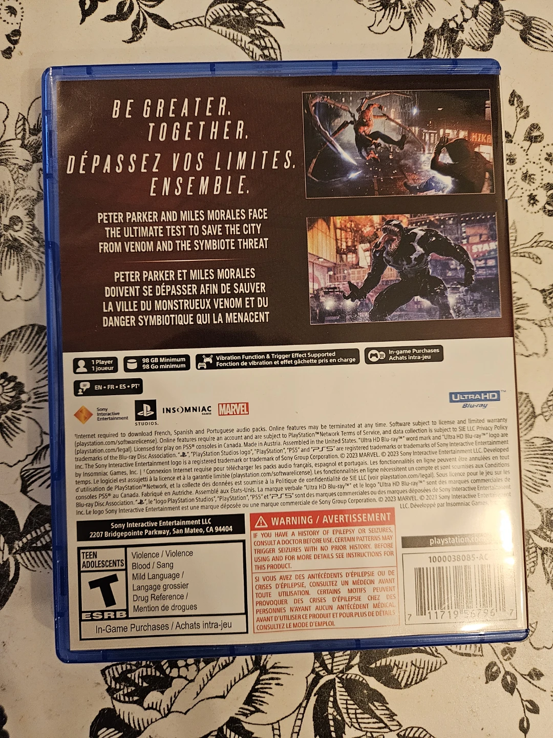 Marvel's Spider-Man 2 PS5 Video Game - photo 2