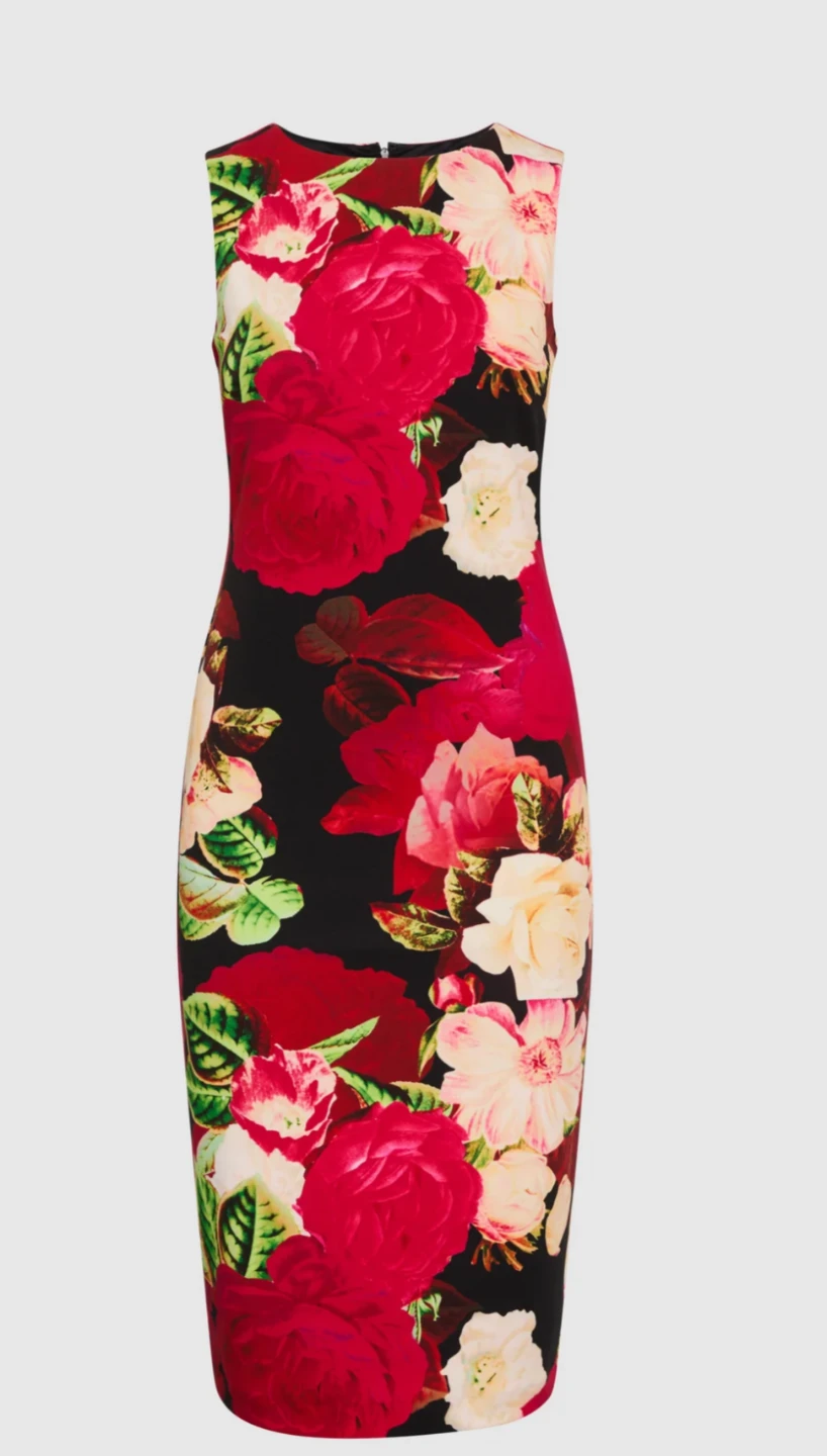 Formal Floral Sheath Dress - photo 3