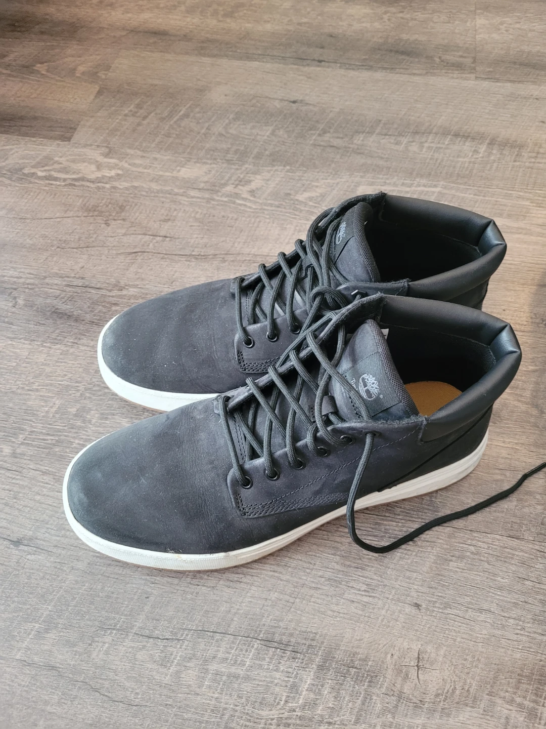 Timberland Men's Black Leather Chukka Boots Size 9.5
