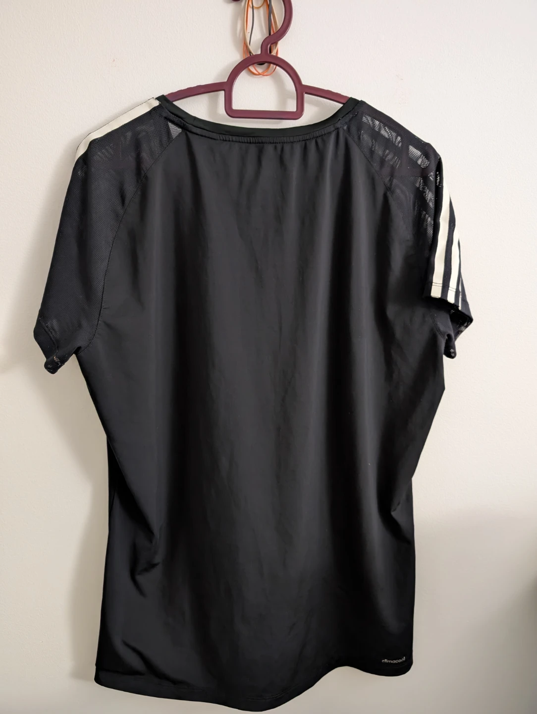 Adidas Climalite Gym Black T-Shirt Size L ptp 19" - photo 2