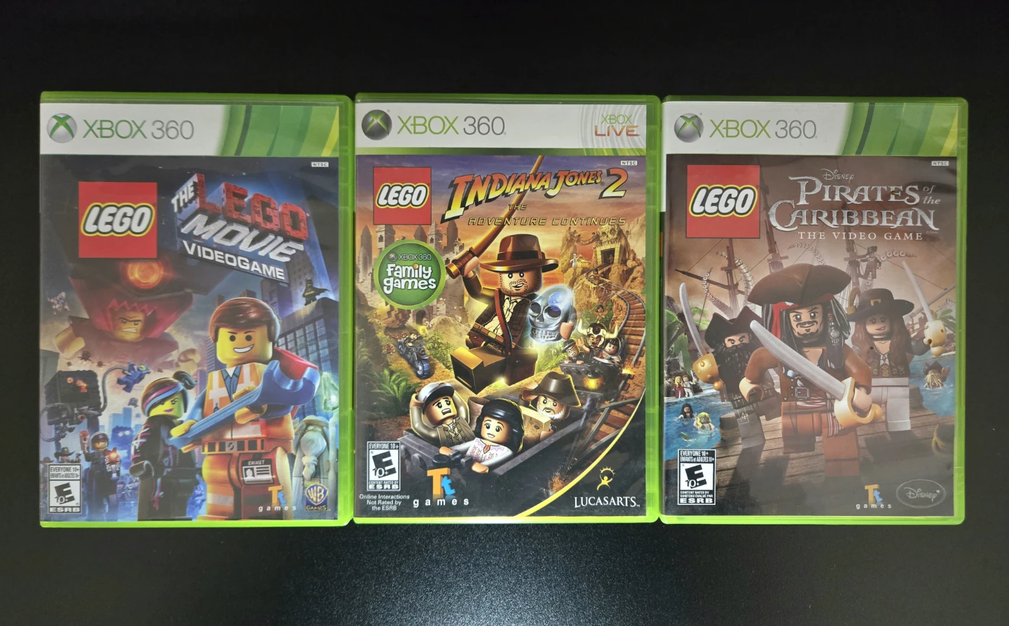 LEGO Xbox 360 Games Bundle / 3 Clean Titles