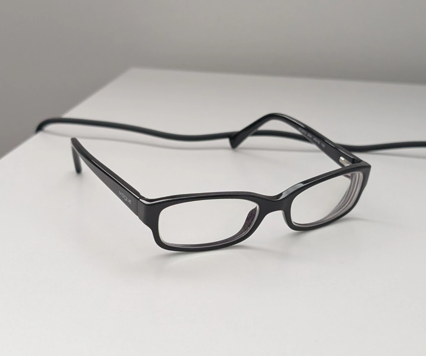Vogue Eyeglasses Black Full Rim Rectangular Frame - photo 2