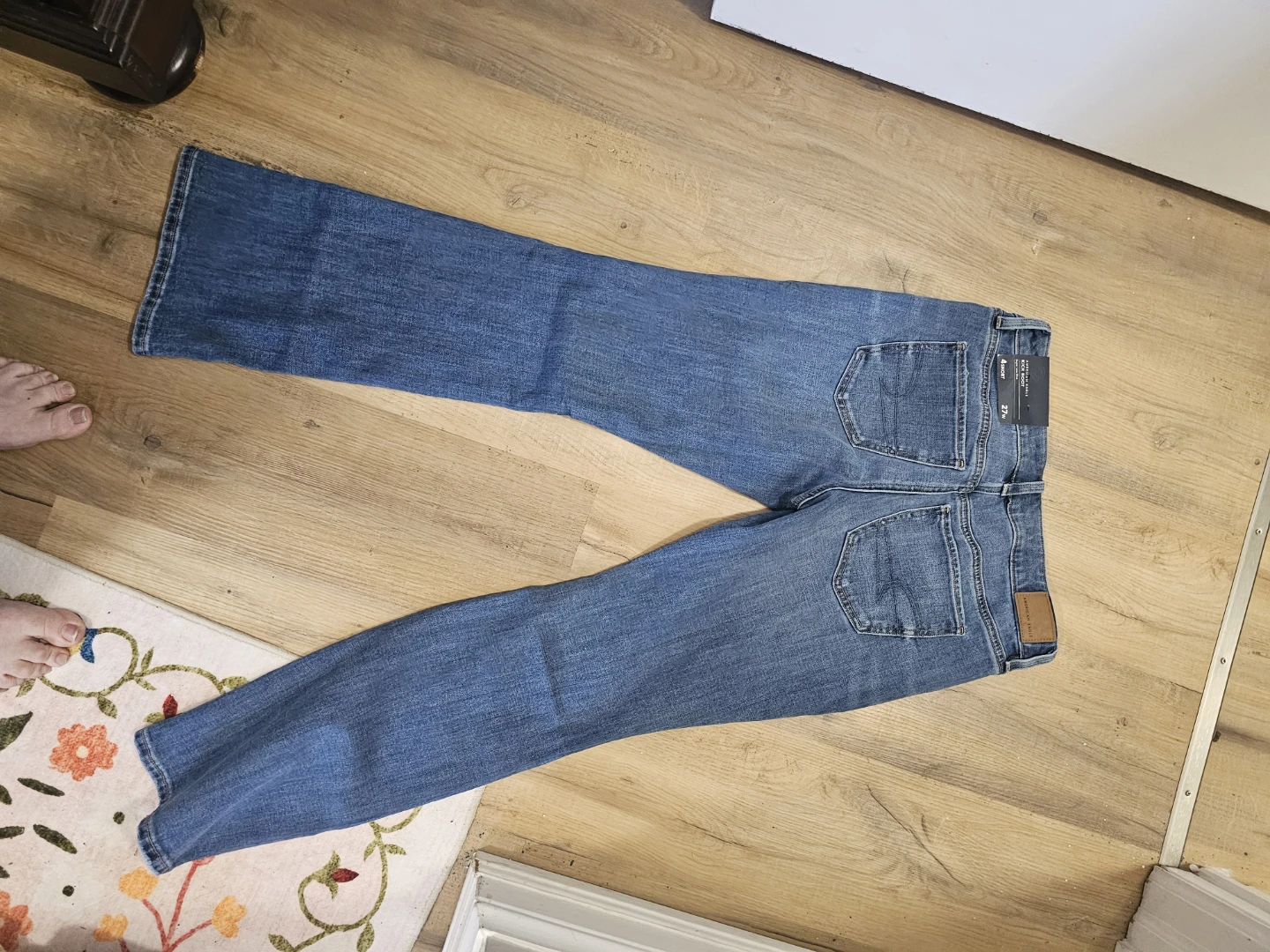 American Eagle Super Low-Rise Kick Boot Jeans US 4 Short - photo 4