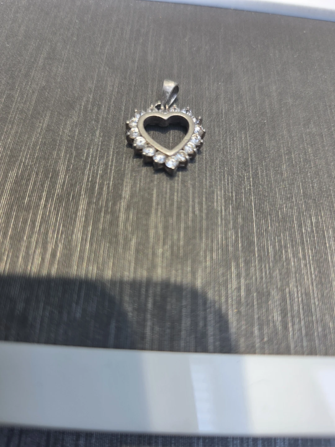 Heart Pendant with Cubic Zirconia