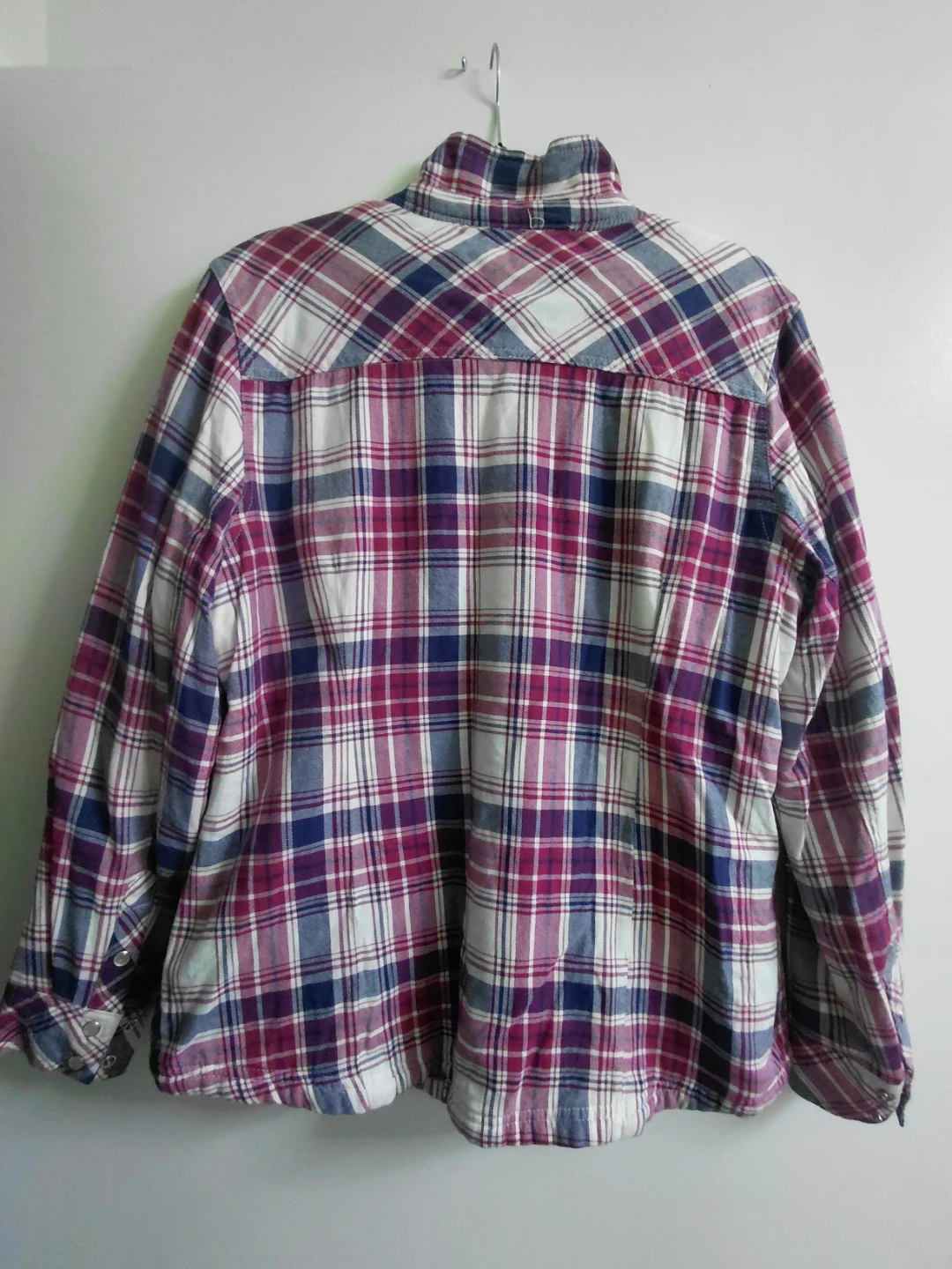 Lady Hathaway Plaid Fleece-Lined Shirt XL - photo 2