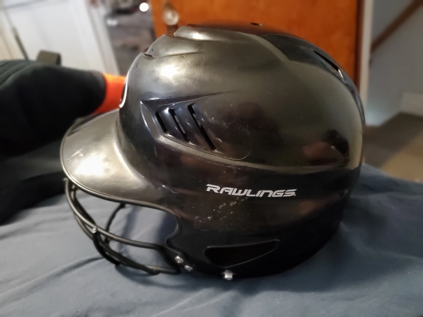 Rawlings Black Baseball Batting Helmet - photo 2