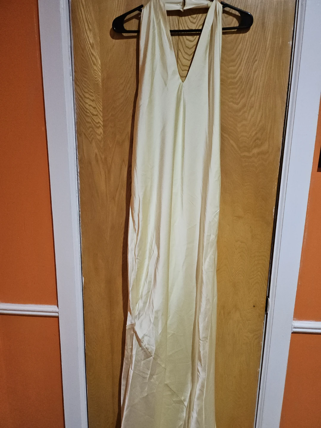 Yellow Halter Maxi Dress