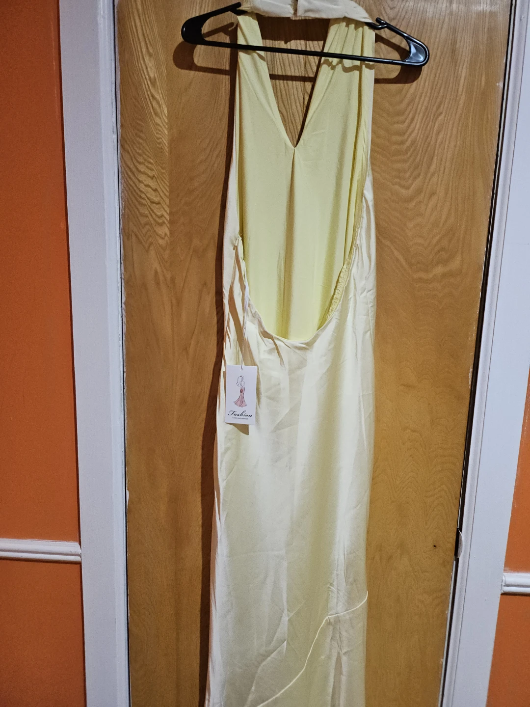 Yellow Halter Maxi Dress - photo 4