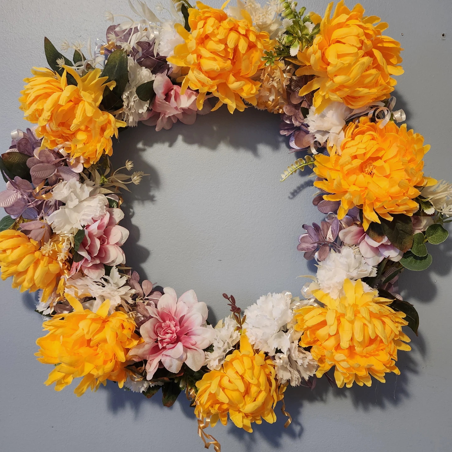 Artificial Floral Wreath for your Front Door