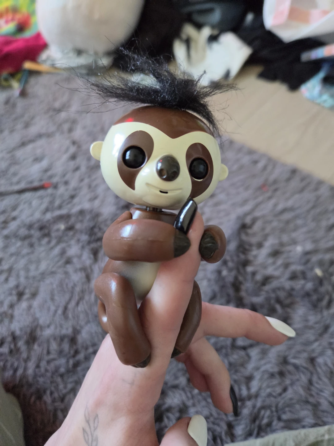 Sloth fingerling interactive toy